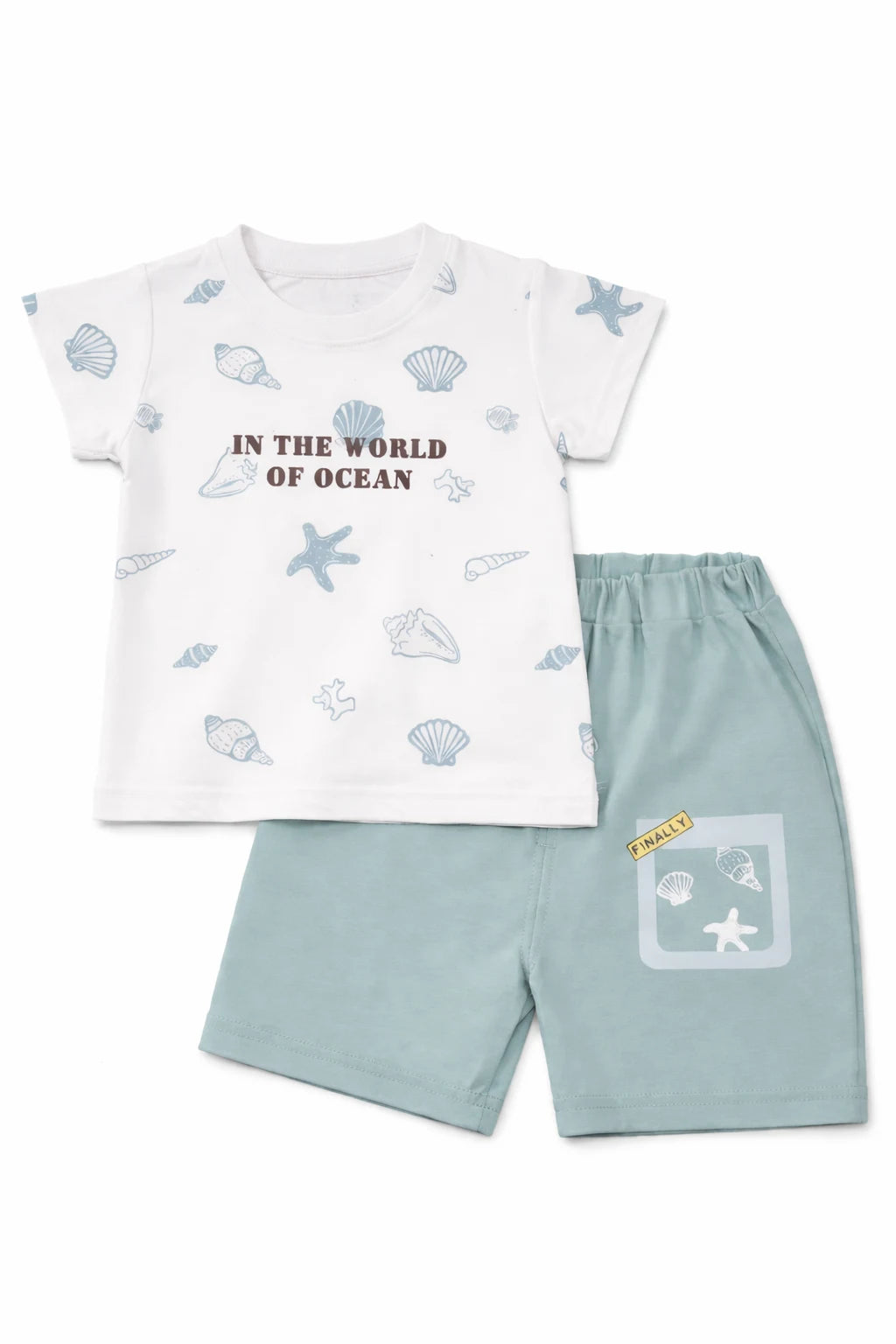 Ocean Theme T-shirt & Shorts