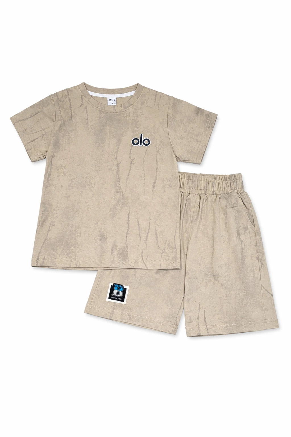 Sandstone Tie-Dye T-shirt & Shorts