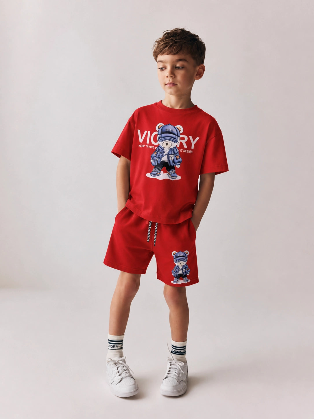Victory Bear T-shirt & Shorts