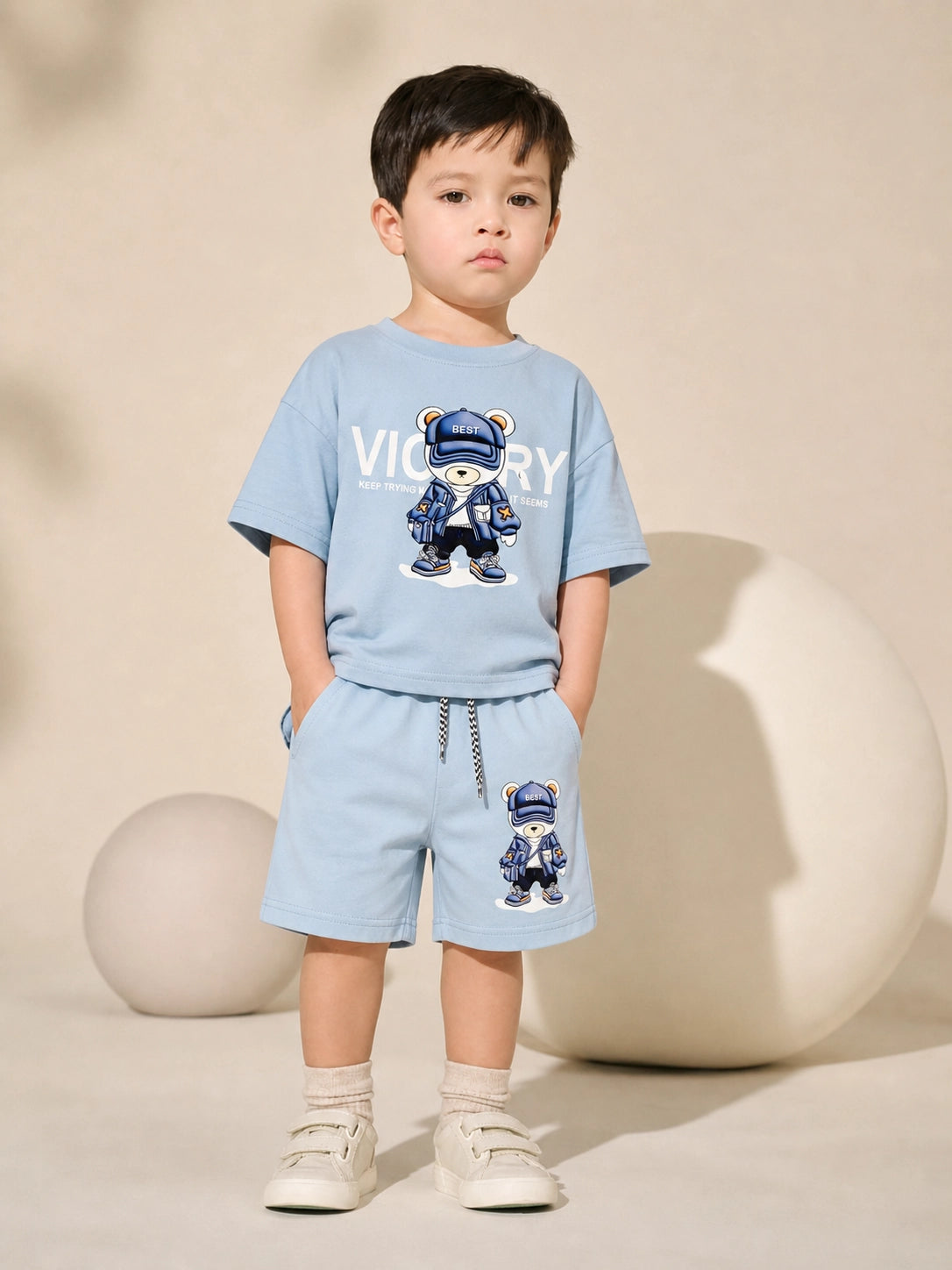 Victory Bear Tshirt & Shorts