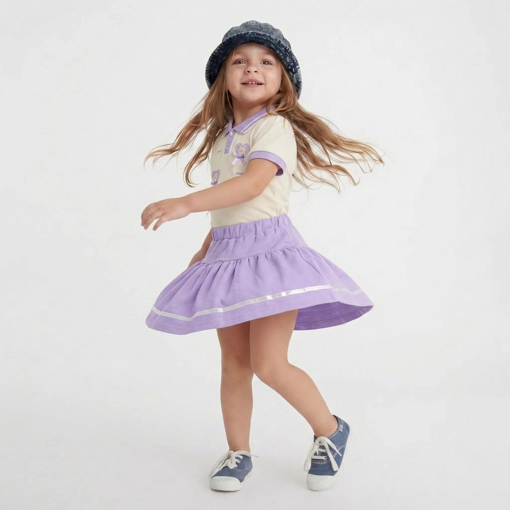 Lavender Skirt Set